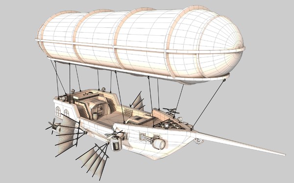 maya airship scarletts pride - Airship Scarletts Pride by Cr8g